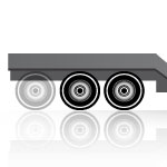 The Double Drop Deck Trailer offers the detachable option which allows the autonomous loading of a vehicle. It is perfect for transportation of all shipments up to 144 in. high and 102 in. large. It also allows side and upper loading which facilitates the handling of different merchandise.